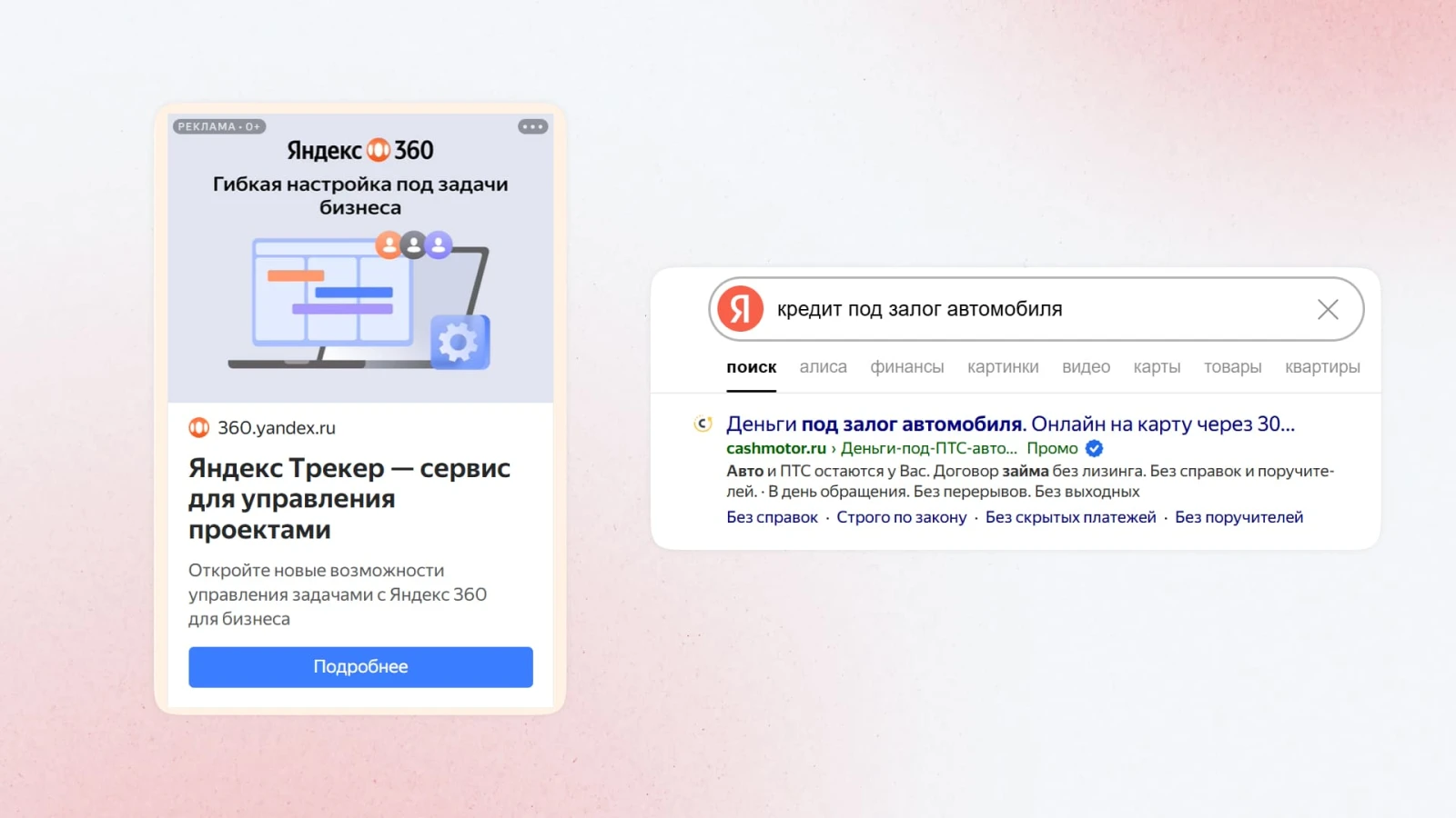 Виды рекламных объявлений